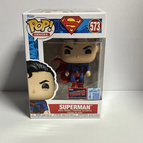 Funko Pop! Superman Comic Con Limited Edition #573 Vinyl Figure Exclusive