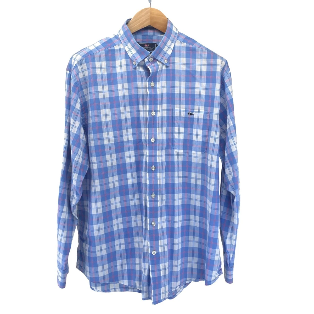 vineyard vines Chemise en sergé à carreaux coupe classique