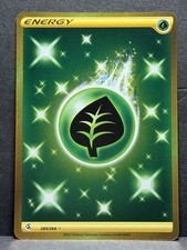 Pokémon TCG Grass Energy 283/264 Fusion Strike Gold Secret Rare NM