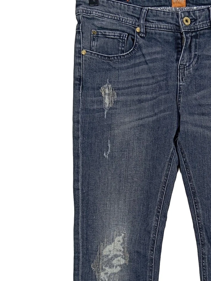 HUGO BOSS Vaquero slim Mujeres Vaquero Talla EU 36 azul look Street-Style - Imagen 3 de 4