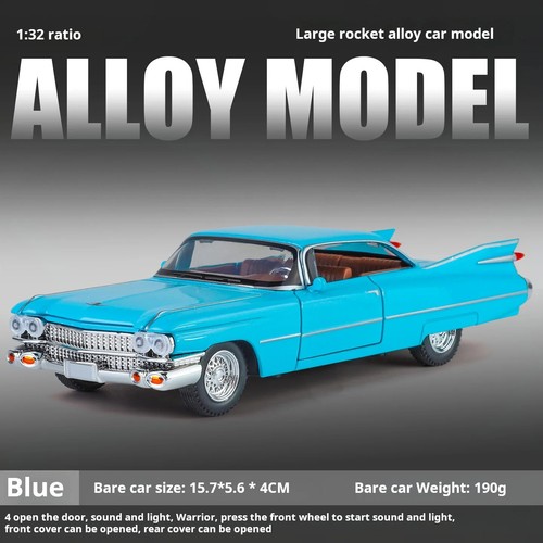 1:32 Cadi Eldorado Biarritz Coupe Vintage Cars Classics Alloy Car Model Diecast - Picture 8 of 27