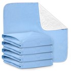 Dry Defender Mattress Sheet Protector Bed Underpad - Flat 34in x 36in - 4 Pack