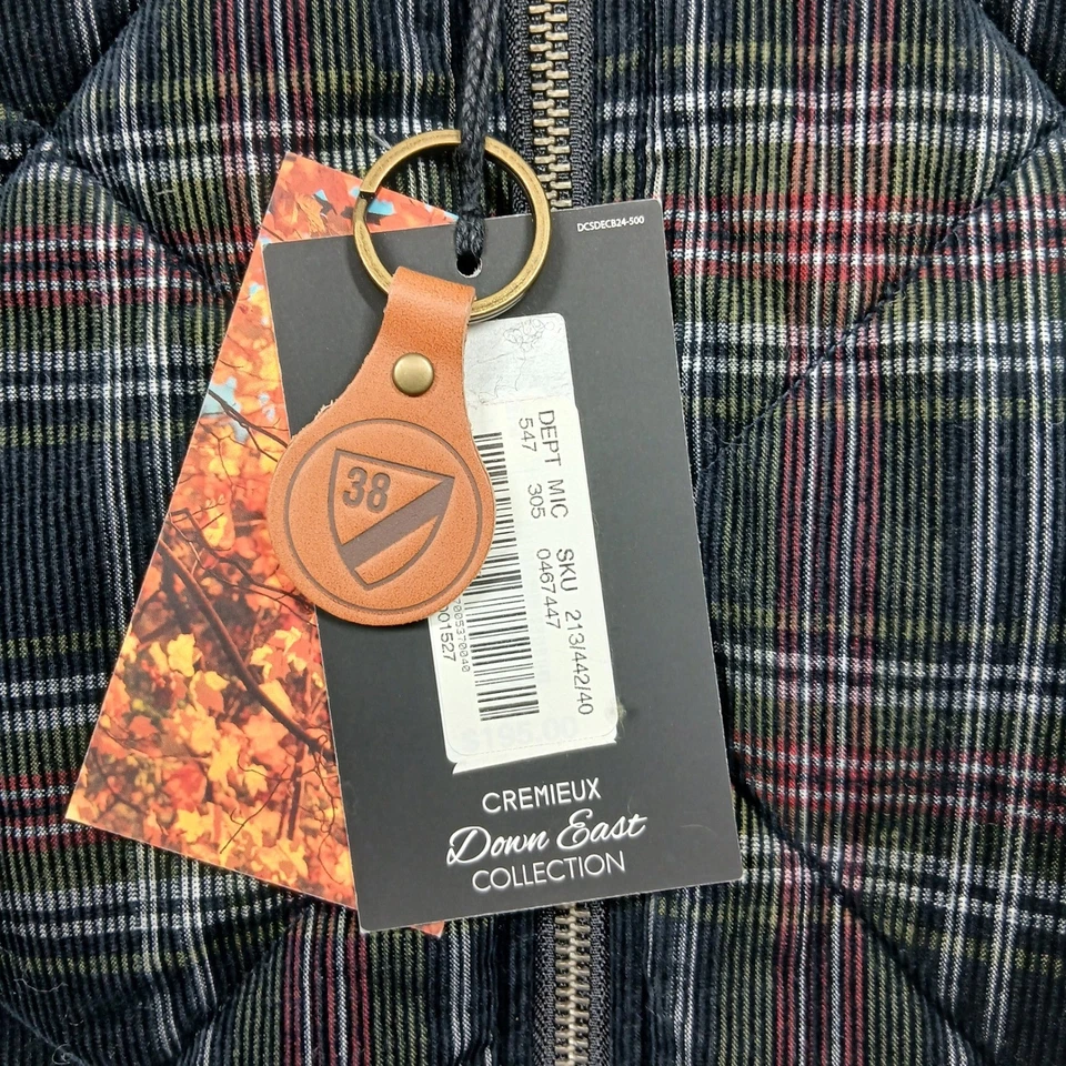 Cremieux Plaid Quilted Vest Men's Medium 38 Down East Collection NWT - Image 4 of 4