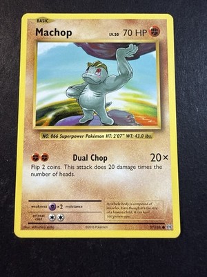 Machop - 57/108 - Common - Lightly Played