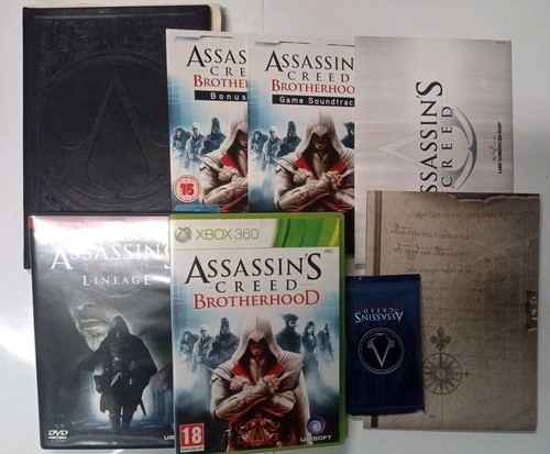 ASSASSIN'S CREED BROTHERHOOD XBOX 360 CODEX EDITION USATO - Foto 10 di 12