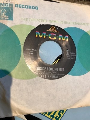 The Animals. Inside looking out.  You re on my mind.  7  single. 1966.  M.G.M