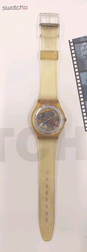 Reloj Swatch JELLY FISH GK100 1985 Estándar Caballeros diseñado por Maryse Schmid - Imagen 3 de 8