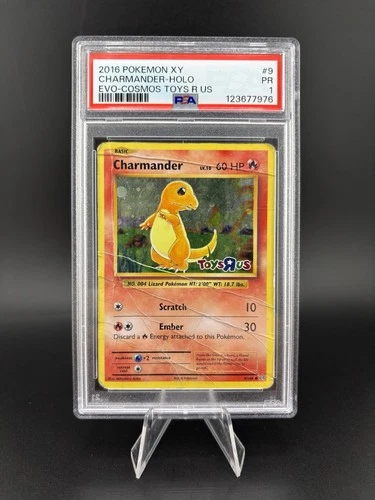 New ListingCharmander 9/108 Toys R Us XY Cosmos Holo Promo PSA 1 POP 3