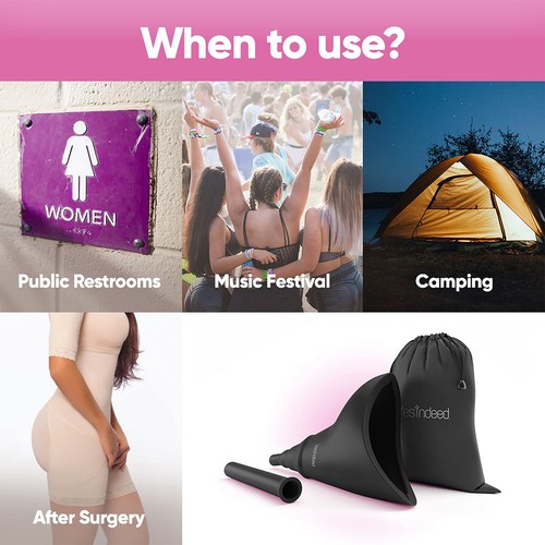The Original Female Urination Device Silicone Funnel Urine Portable Urinal fo... - Picture 5 of 6