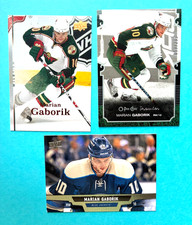 Marian Gaborik all 3  07-08 OPC Premier /299..07-08 Series 2 and 13-14 UD Wild