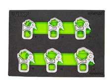 NEW Vim Tools 6pc 3/8" dr Ratcheting Flare Nut Wrench Set  w/Tray #RFW100