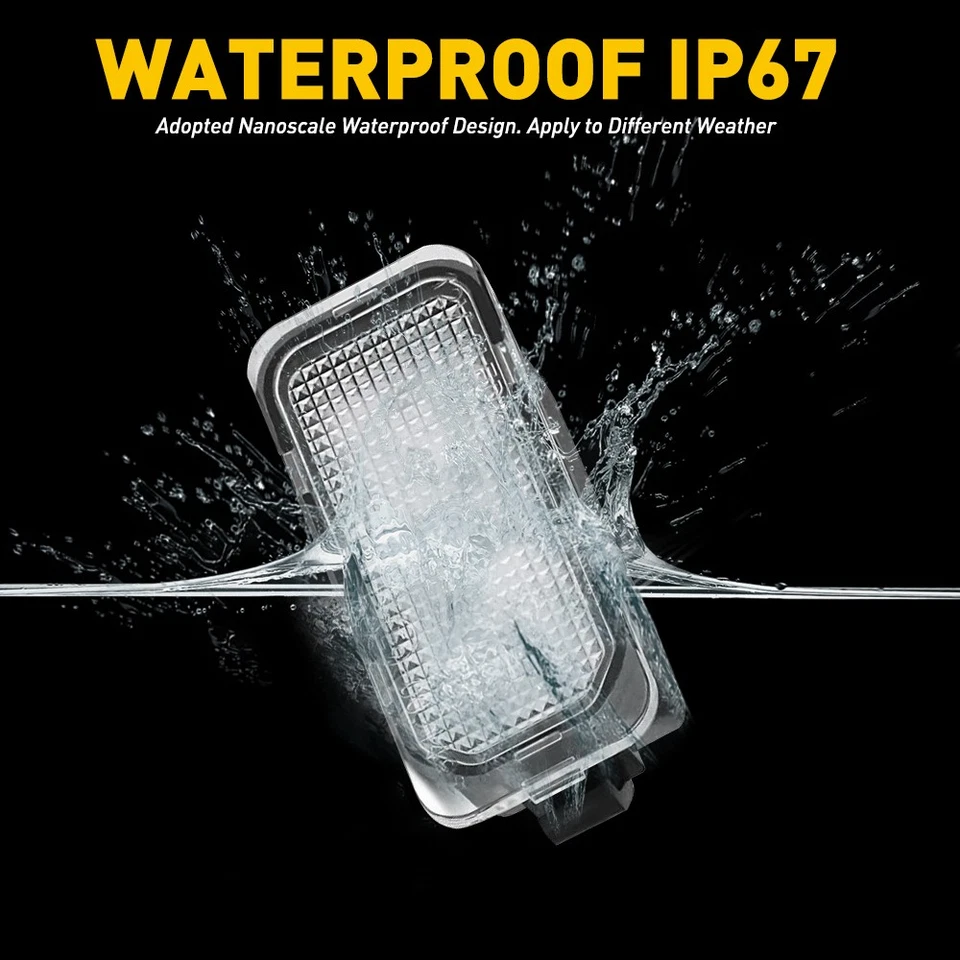 White LED License Assembly Plate Light For 2015 2016 2014 2013 2017 Ford C-Max - Image 2 of 4