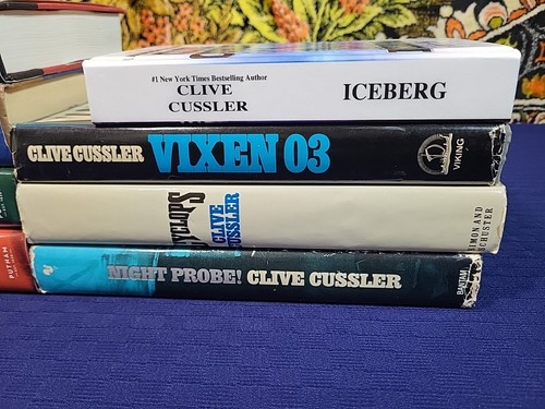 Clive Cussler Hardcover Posten von 8 Büchern einige Erstausgaben & Drucke Eisberg - Bild 8 von 10