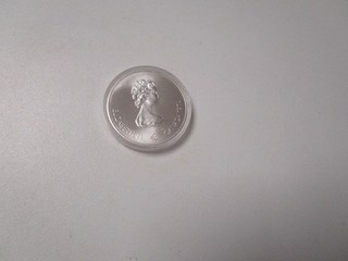 KANADA Silbermünze (in Kapsel) 5 Dollars 1976 "Olympia"