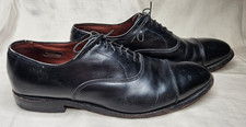 Allen Edmonds Dress Shoes Mens SZ 10 B Black Leather Park Avenue Oxford Cap Toe