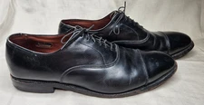 Allen Edmonds Dress Shoes Mens SZ 10 B Black Leather Park Avenue Oxford Cap Toe
