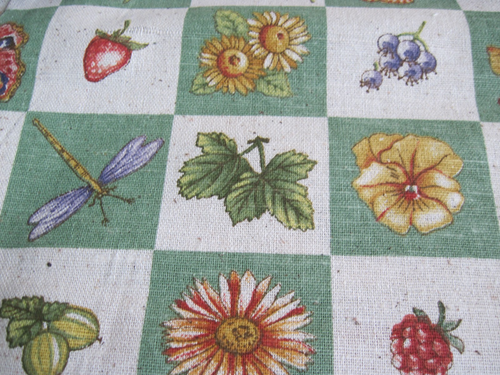 Vintage Concord Fabrics Kessler Design Floral Cotton Fabric 90" x 44" - Picture 5 of 7