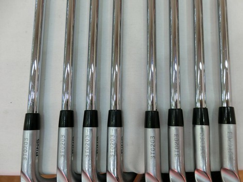 PING i20 Iron Set 8pcs 5-9.W.U.S CFS Steel R Flex Right-Handed White - Picture 7 of 10