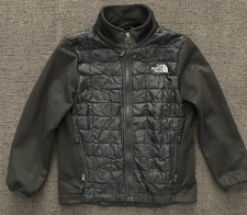 Youth Northface Thermoball Jacket Full Zip Black Size XS 6 Puffer