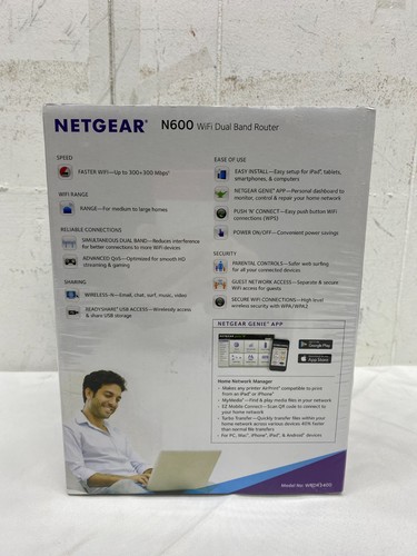 NETGEAR WNDR3400 Wireless Router (WNDR3400-100NAS) - Picture 2 of 2