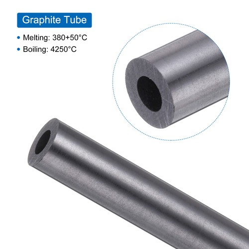 3 Stück Graphitrohr Graphit Rührstab Stab Tiegel 5 mm x 10 mm x 50 mm - Bild 4 von 6