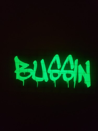 Glow In The Dark Vinyl Decal Sticker Green Drip Effect Phones Laptops Decor New - Picture 20 of 30