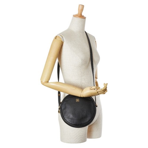GIVENCHY Shoulder Bag Crossbody 4G Leather Black Authentic from Japan - Picture 18 of 24