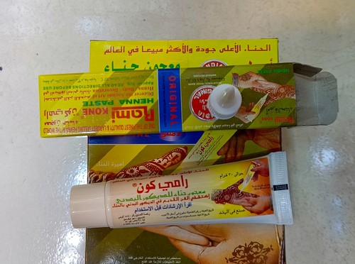 6 Tuben RAMI Kegel Henna Paste Bio natürlich für Schönheit der Hände ،Nägel & Körper - Bild 3 von 3