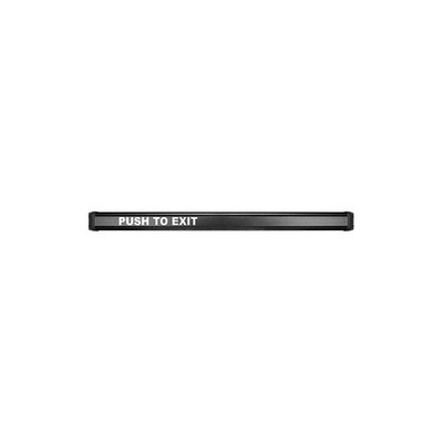SECURITRON EMB-BK Push to Exit Bar,DPDT,SurfaceMounted,Blk 45CF83