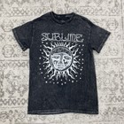 Sublime T-Shirt Pop Punk Rock Long Beach Lbc Faded Black Tee Size Small
