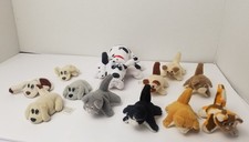 Vintage Mini Pound Puppies Dogs  Purries Cats Plush Lot Gabloob Toys