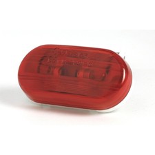 Grote 45262 Clearance/Marker Red 2Bulb Oval Pgt Typ W/Opt Len