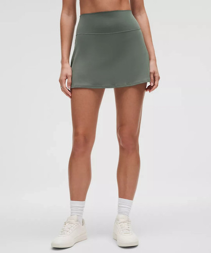 Falda de tiro alto Lululemon Green Align para mujer 6 nueva con etiquetas
