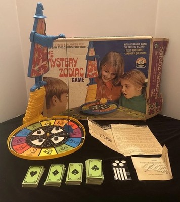 Vintage The Mystery Zodiac Game Remco 1969 Magic Wizard Fortunes Astrology Rare