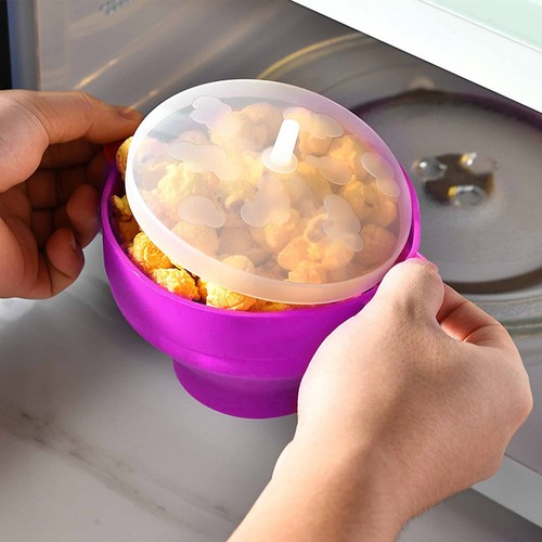 Popcorn Maker Cup Home Pop Corn Popper Machine Cooker Snack Hot Microwave Bowl - Picture 5 of 15