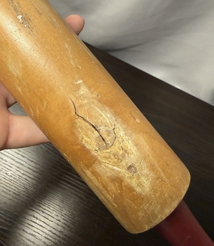 RODILLO PINTADO DE MADERA VINTAGE CON POLLOS, TEMA DE GRANJA - Imagen 6 de 6