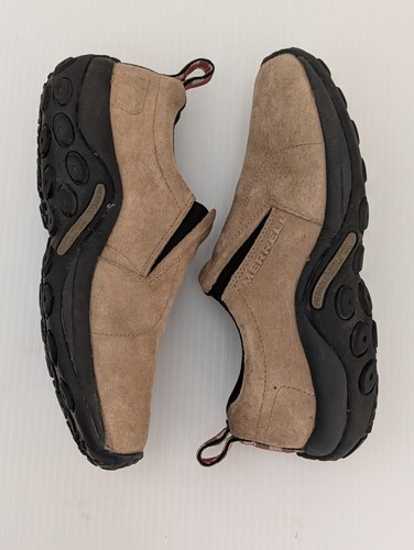 MERRELL Jungle Moc Classic Taupe WMNs 7.5 Suede Leather Slip On Casual Moc Shoes - Picture 7 of 11