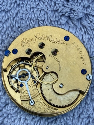 Lot (7) Pocket Watch Movements - Waltham, Elgin - Picture 8 of 18