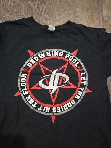 Drowning Pool Let The Bodies Hit The Floor Men's Large Cotton - Picture 1 of 8