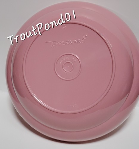 Juego de cuencos de cereal vintage TUPPERWARE clásicos 2c apilables rosa polvorienta azul country - Imagen 11 de 11