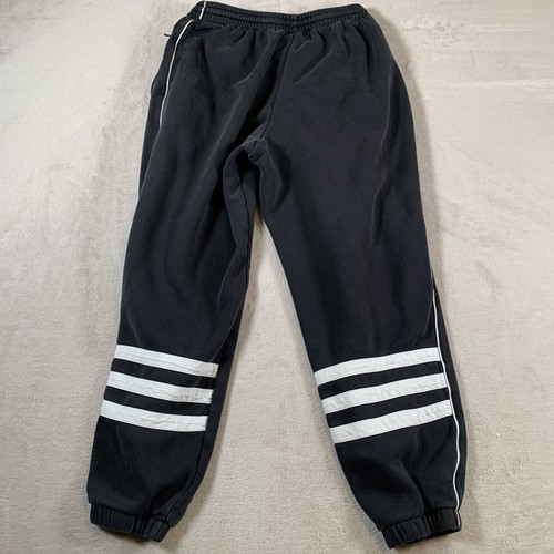 Adidas Sweatpants Mens Medium Trefoil Originals Three Stripe Athletic Jogger Pan - Picture 15 of 17