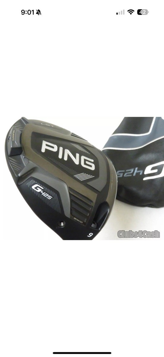 PING G425 LST Driver 9° Alta CB 55 Slate Stiff Flex +Cover