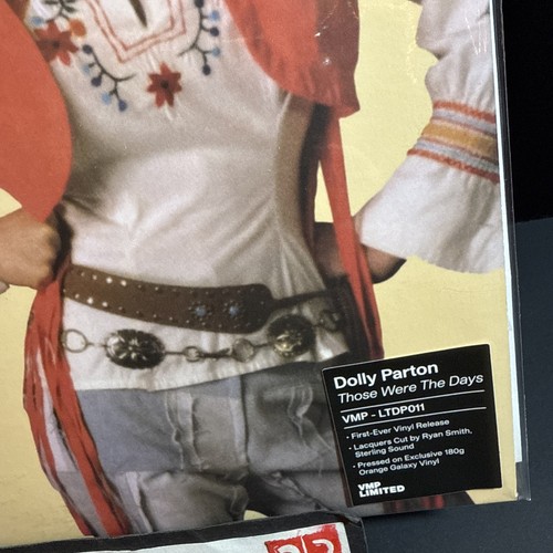 Dolly Parton Those Were The Days Orange Galaxy Color Vinyl Record VMP Exclusive - Picture 4 of 10