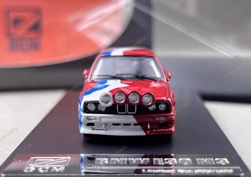 DCM 1:64 Rojo Rally BMW M3 E30 cupé carrocería ancha deportivo diecast coche de colección - Imagen 7 de 9