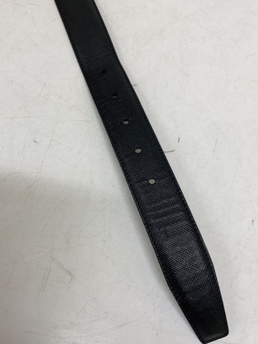 PRADA Italian pin buckle belt, leather, black, for men, 2CC057 - Picture 4 of 5