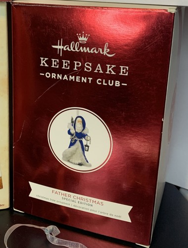 Lotto Hallmark Mr pupazzo di neve perline fiocchi di neve accogliente nobile schiaccianoci campana bosco - Foto 5 di 17