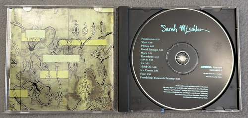 Sarah McLachlan Fumbling Towards Ecstasy Audio CD 1993 VG - Imagen 3 de 5