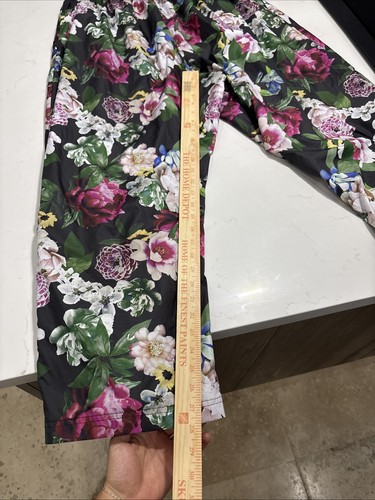 Nike Plus Size Floral Wind Woven Pants DC0253 Snap Open Leg Elastic Waist 1X - Picture 7 of 8