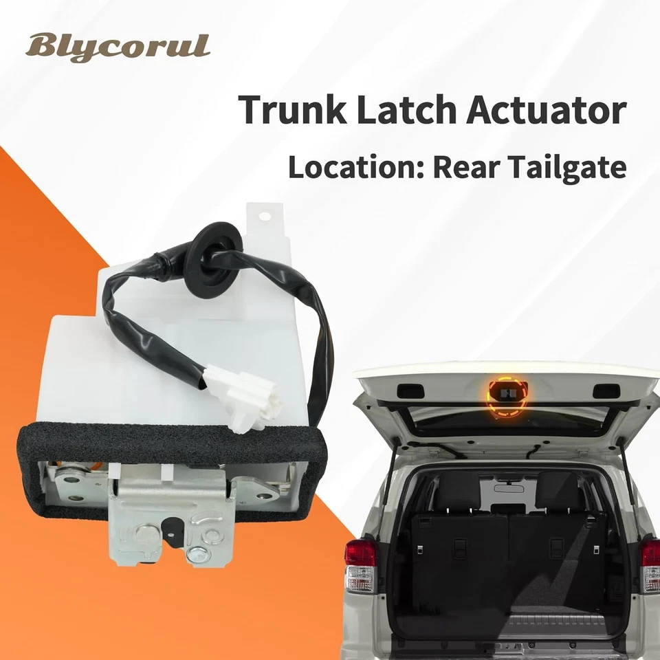 Rear Trunk Latch Actuator, Compatible with 2010-2021 Toyota 4runner, Rear...  - Image 4 of 4