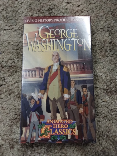 Animated Hero Classics George Washington VHS 1992 Historical - Picture 1 of 2
